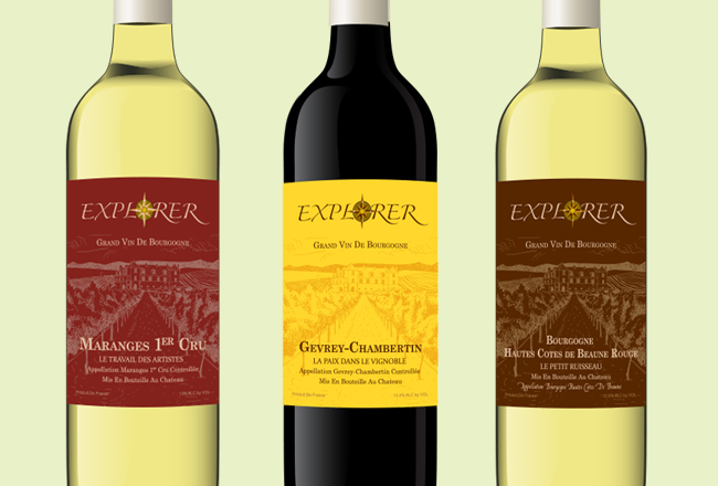 wine label design